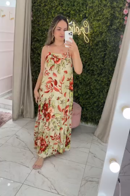 (COMPRE 1 LEVE 4) Vestidos Floratta - O toque Romântico que seu Guarda-Roupa Merece!