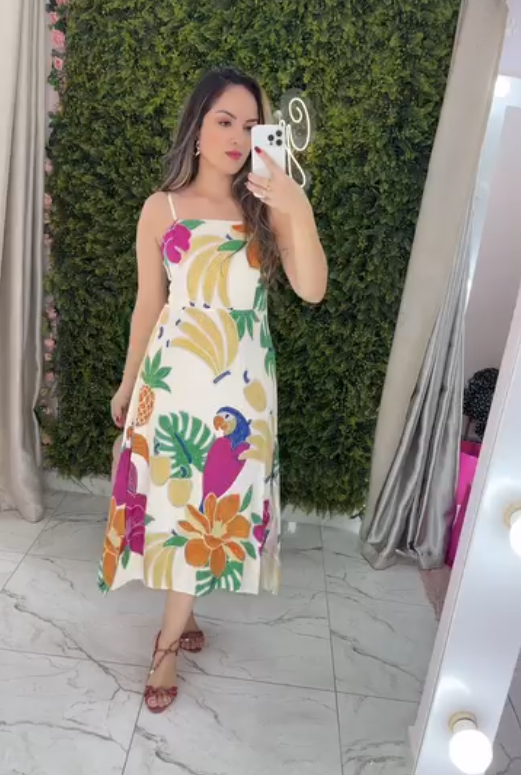 (COMPRE 1 LEVE 4) Vestidos Floratta - O toque Romântico que seu Guarda-Roupa Merece!