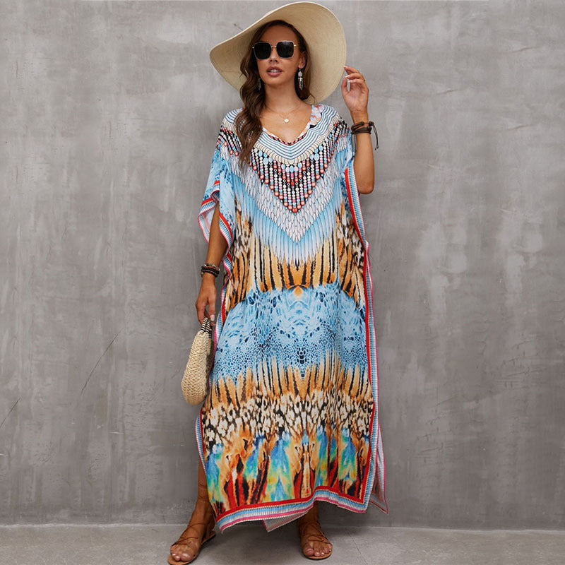 Vestido Kaftan Midi Harper