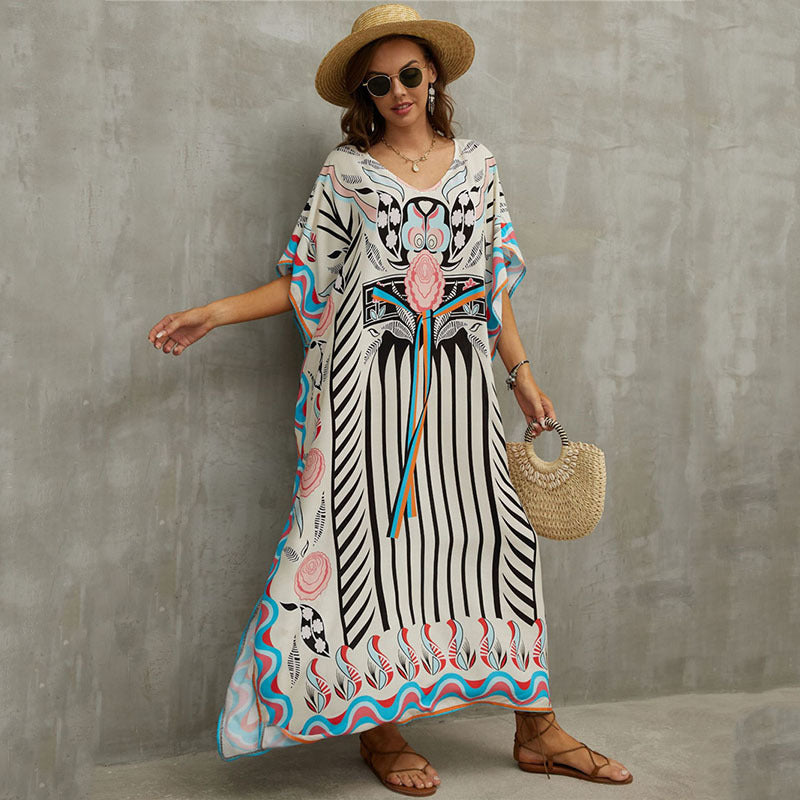 Vestido Kaftan Midi Harper