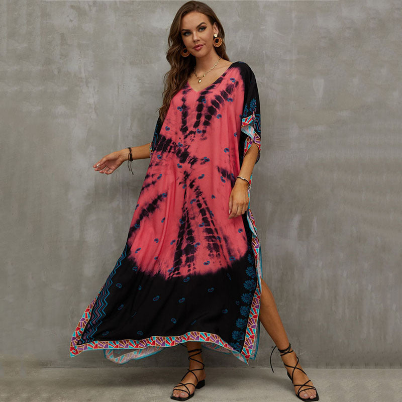 Vestido Kaftan Midi Harper