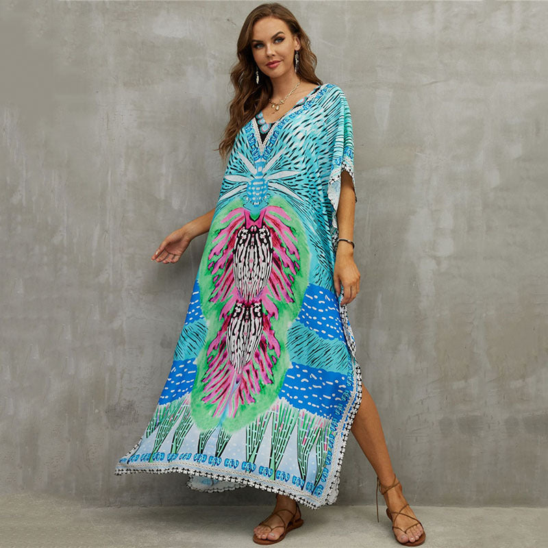 Vestido Kaftan Midi Harper