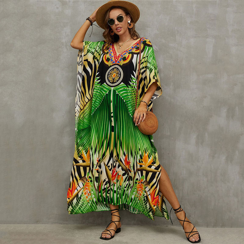 Vestido Kaftan Midi Harper