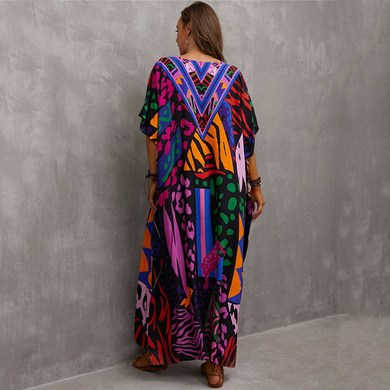 Vestido Kaftan Midi Harper